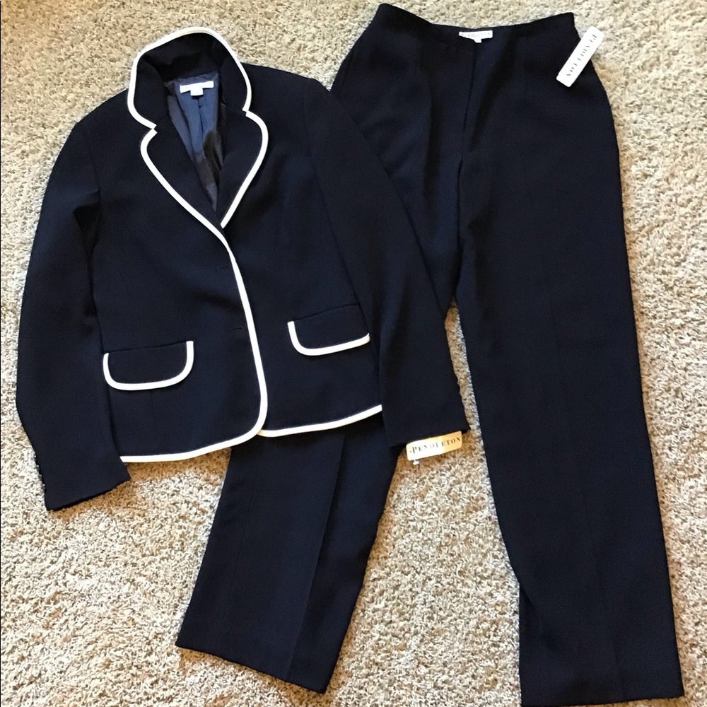 Matching Black Slacks and Jacket